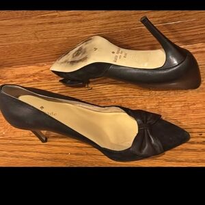 Kate Spade Elegant Black Heels with Bow